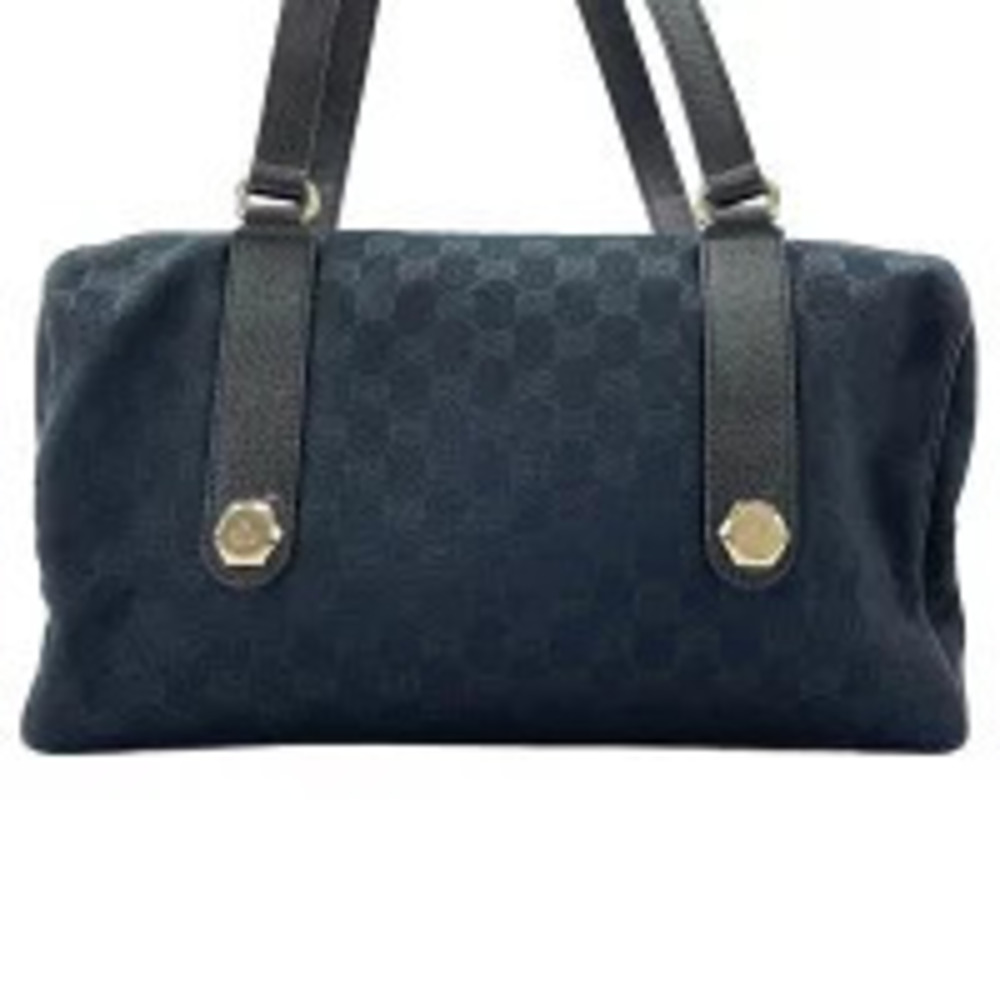 Gucci GG Canvas Shoulder Bag Black